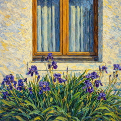 Fenetre avec lys